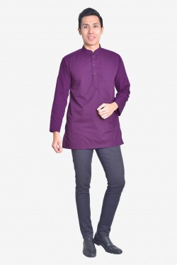 Kurta Idrees - Purple